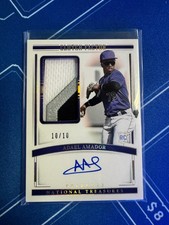 2024 NATIONAL TREASURES ADAEL AMADOR /25 ROOKIE PATCH AUTO ROCKIES Clutch Factor