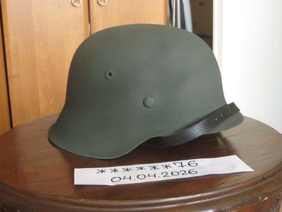 💥 Gigantic size 68 ! WW2 Original German combat M42 helmet!, 61