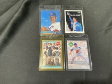 Lot of 4 Nolan Ryan Career Highlight Cards 1991–1992 Score Leaf Fleer Inserts