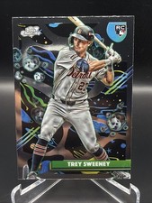Trey Sweeney 2025 Topps Chrome Cosmic Base Rookie Card #178 - Tigers