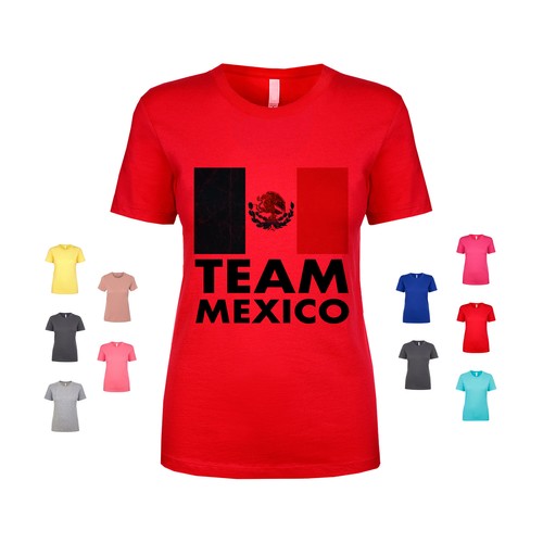 Team Mexico pride flag patriotism heritage national culture Women's T Shirt