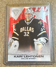 Panini 2011-12 Titanium #52 Kari Lehtonen Spectrum Ruby /99 NHL Stars