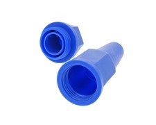 Scatola candela plastica blu universale