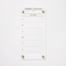 8"x16" This Week Acrylic Dry Erase Calendar - Threshold
