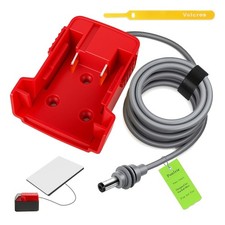 Heavy-Duty 3.2FT Starlink Mini Power Cord Adapter for Mil.Waukee 18V Batteries