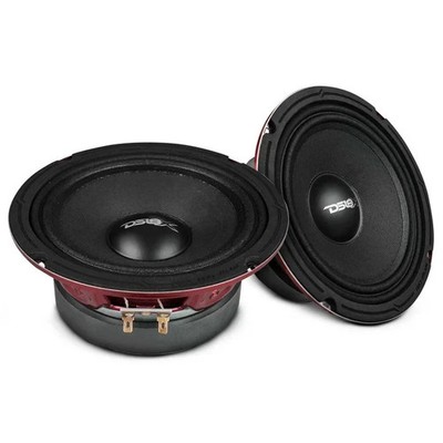 2 DS18 PRO-X6.4M 6.5'' Midrange Mid Bass Speakers 1000W 4 Ohm Midbass Loudspeaker