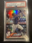 2018 TOPPS UPDATE RAINBOW FOIL #US250 RONALD ACUNA JR. ROOKIE RC PSA 10