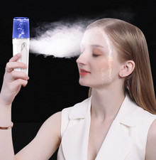 Portable Nano Facial Mister with 2200mAh Emergency Power Bank