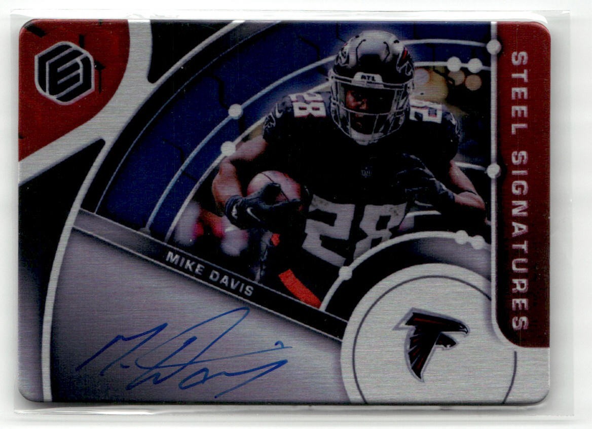 Mike Davis 2022 Panini Elements Steel Signatures #SS-MD Silver