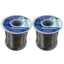 2 PACK Amerway 60/40 Solder 1lb.Spool for Glass Crafts Repairs