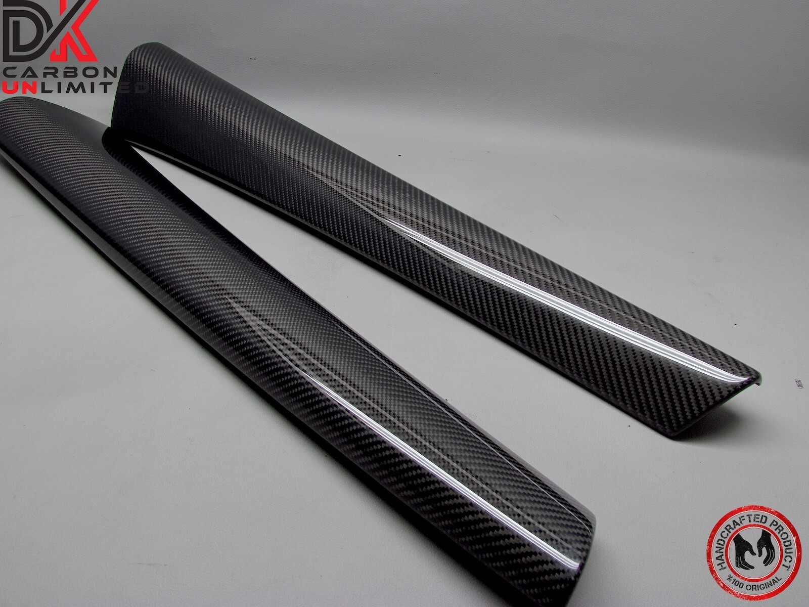 Aston Martin DB9 DBS Virage Full Replacement Gloss Carbon Fiber Door Cappings