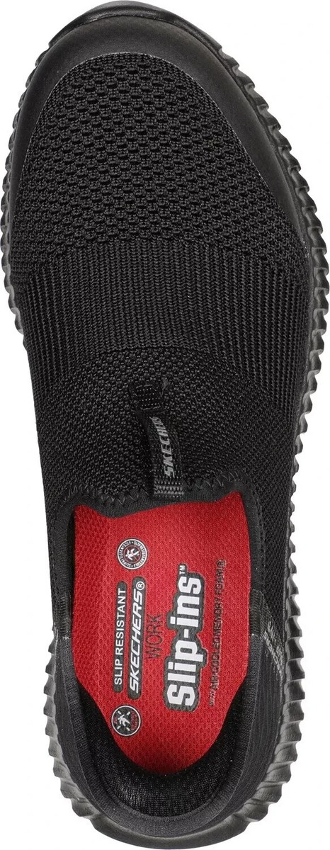 Skechers Shoes Work Women's Slip Resistant Slip Ins Black Air