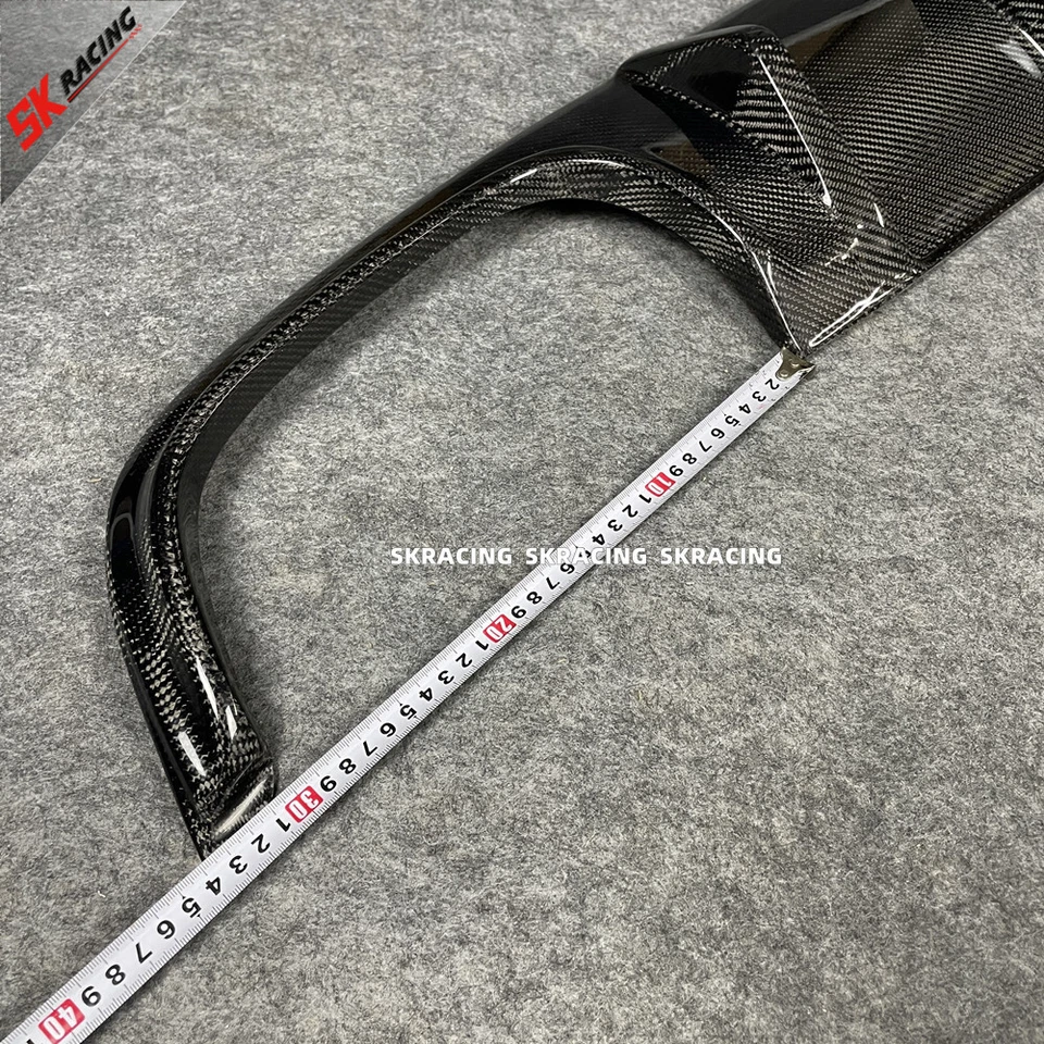 Labio difusor parachoques trasero de fibra de carbono para Mercedes Benz SLK55 AMG R171 2005-2008 Foto 4 de 4