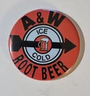 A & W Root Beer Magnet/Mirror/Pin Back 2.25" Round Vintage Sign