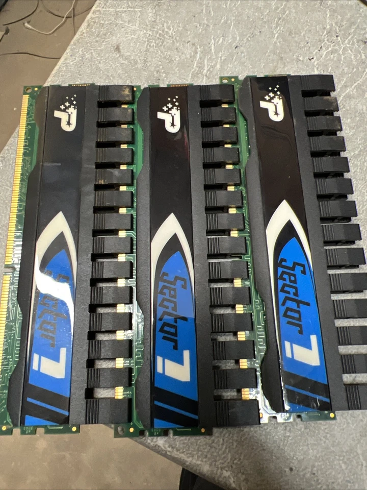 6 GB DDR3 RAM (3x2GB), Patriot Sector 7, 1600MHz, Matched set - Image 4 of 4