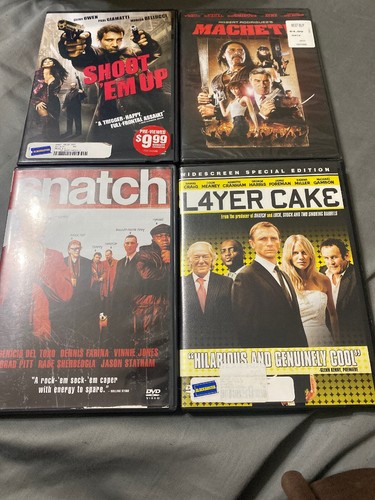 Lot Of 4 Cult Dvd Shoot Em Up Snatch Layer Cake Machete Ebay