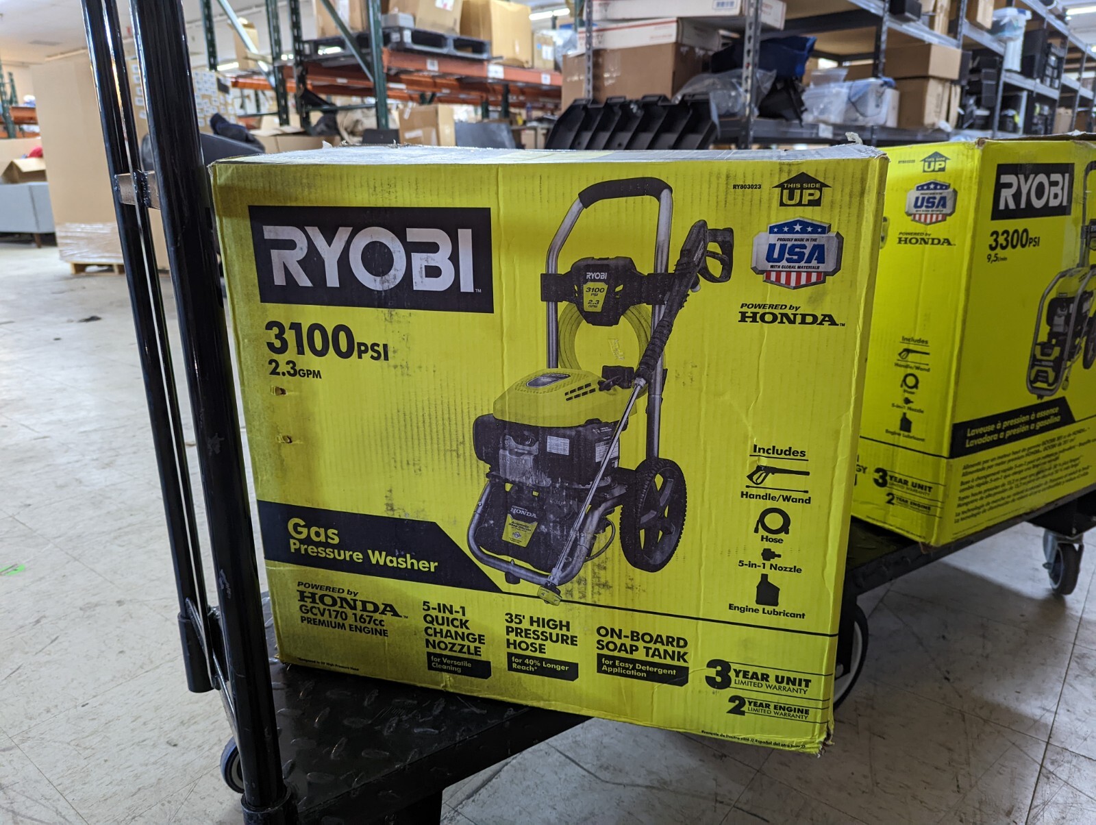 Ryobi 3100 PSI 2.3 GPM Cold Water Gas Pressure Washer  - RY803023