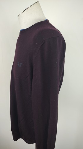 Fred Perry Suéter de Hombre Vintage T.L Hombre Suéter Casual Lana - Imagen 7 de 9