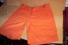 VTG Ralph Lauren Chaps 32 Orange Shorts 9" Inseam 20" Total Length 100 Cotton