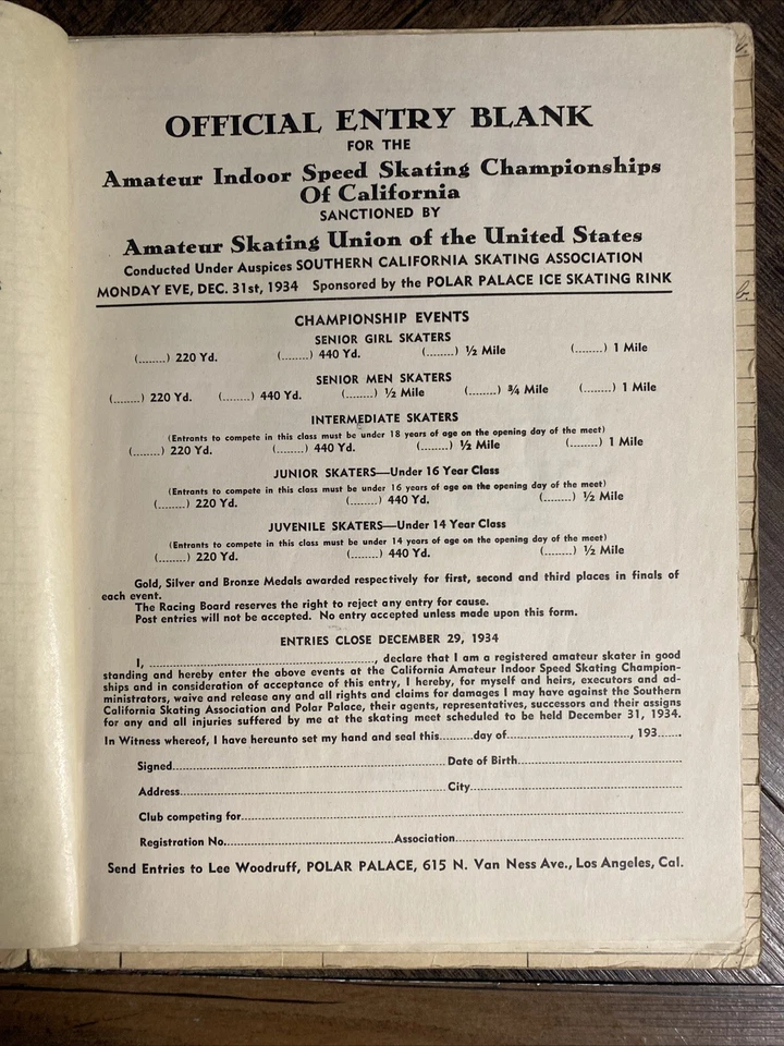 Programas/tarjetas/notas/resultados vintage de patinaje sobre hielo olímpico de Berlín 1936 Foto 4 de 4