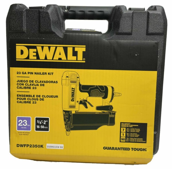 DEWALT DWFP2350K 23Gauge 2Inch Pin Nailer for sale online eBay