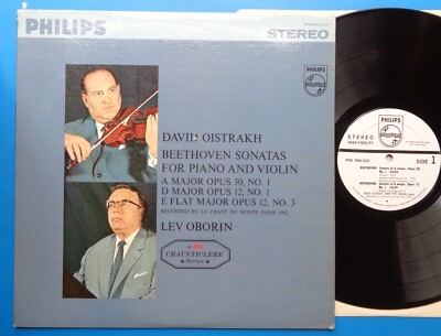 David Oistrakh/Lev Oborin BEETHOVEN Violin Sonatas - Philips PHS 900-032 Promo