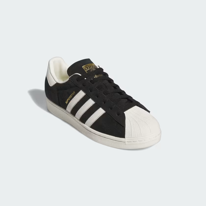 Adidas Originals Men's Black White Superstar Sneakers Size 11.5 us