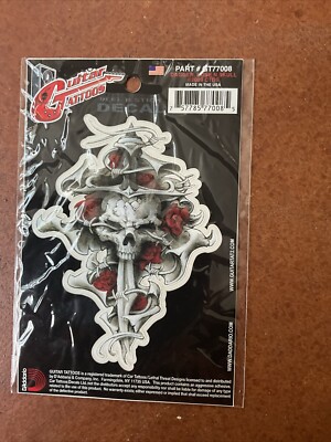 Dagger Rose N SkullGuitar Tattoo