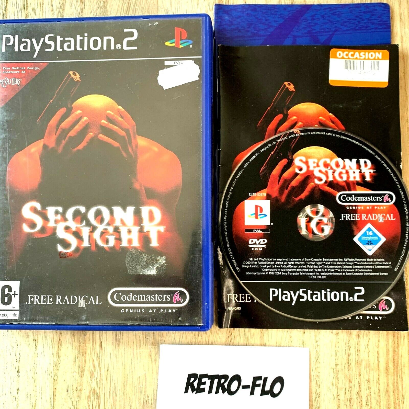 Second Sight - Jeu Playstation 2 PS2 Complet - PAL
