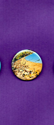 Swanage - Dorset - Picture Badge- Button Badge 1980's