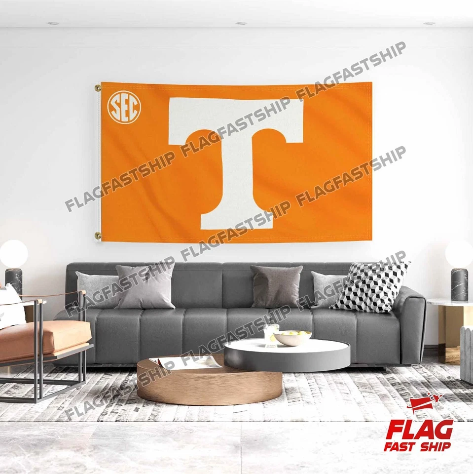 Voluntarios de la Universidad de Tennessee 3x5 pies bandera NCAA Vols bandera hombre cueva Foto 2 de 4