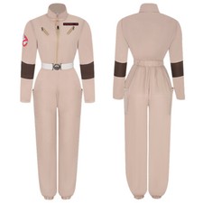 Ghostbusters Jumpsuit Uniform Cosplay Costume Women's Outfit