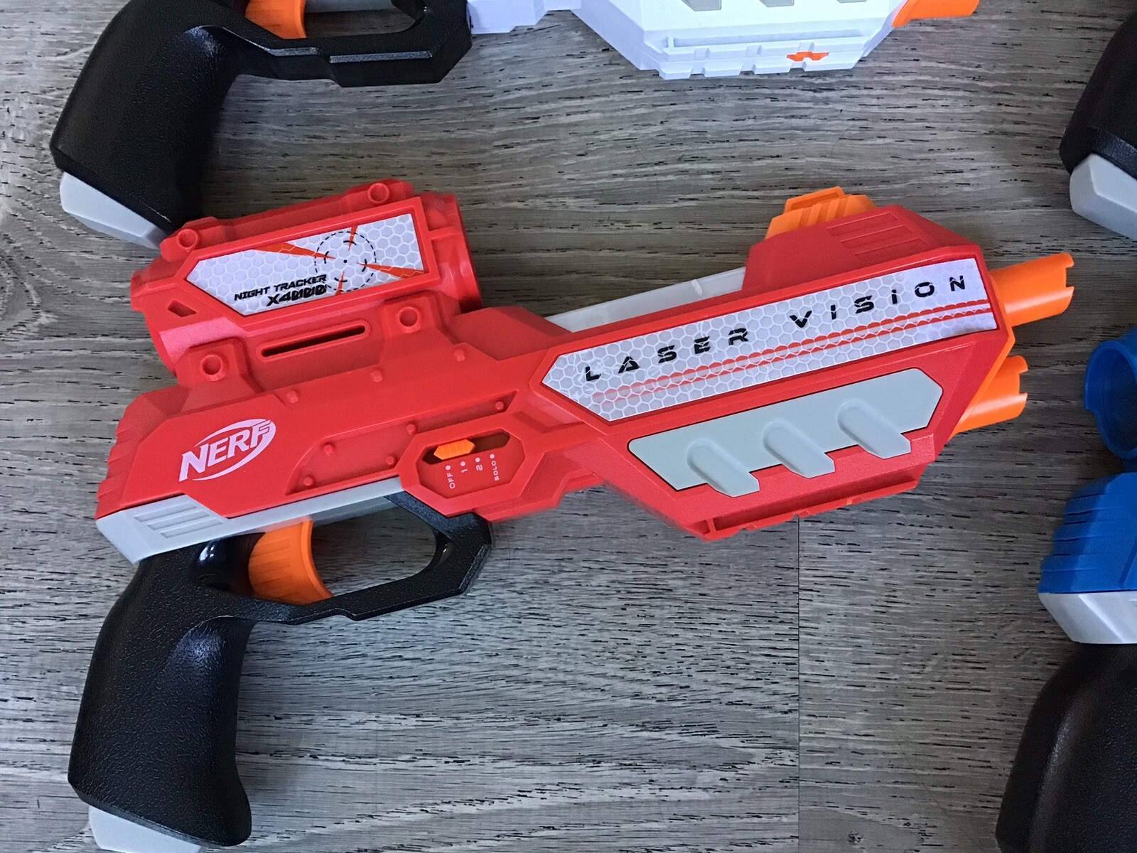 Nerf Laser Tag Vision Kids 4 Player Vision Technology Lot 4 Laser Game Laser Gun