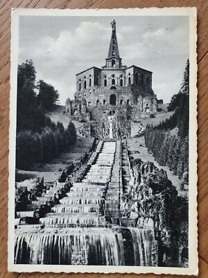 KASSEL WILHELMSHÖHE HERCULES CASCADES THE PASSION Postcard 1960s 1961
