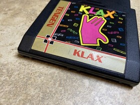 KLAX - Authentic Nintendo NES Game Tengen Black Cartridge