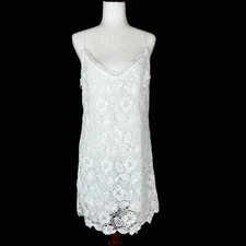 RAG & BONE ALEAH CROCHET V-NECK MINI DRESS NWT, SIZE 12