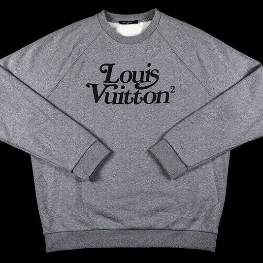 Louis Vuitton x Nigo Squared LV Sweatshirt Crewneck Gris Louis Vuitton x Nigo Squared LV Sweatshirt Crewneck Gris