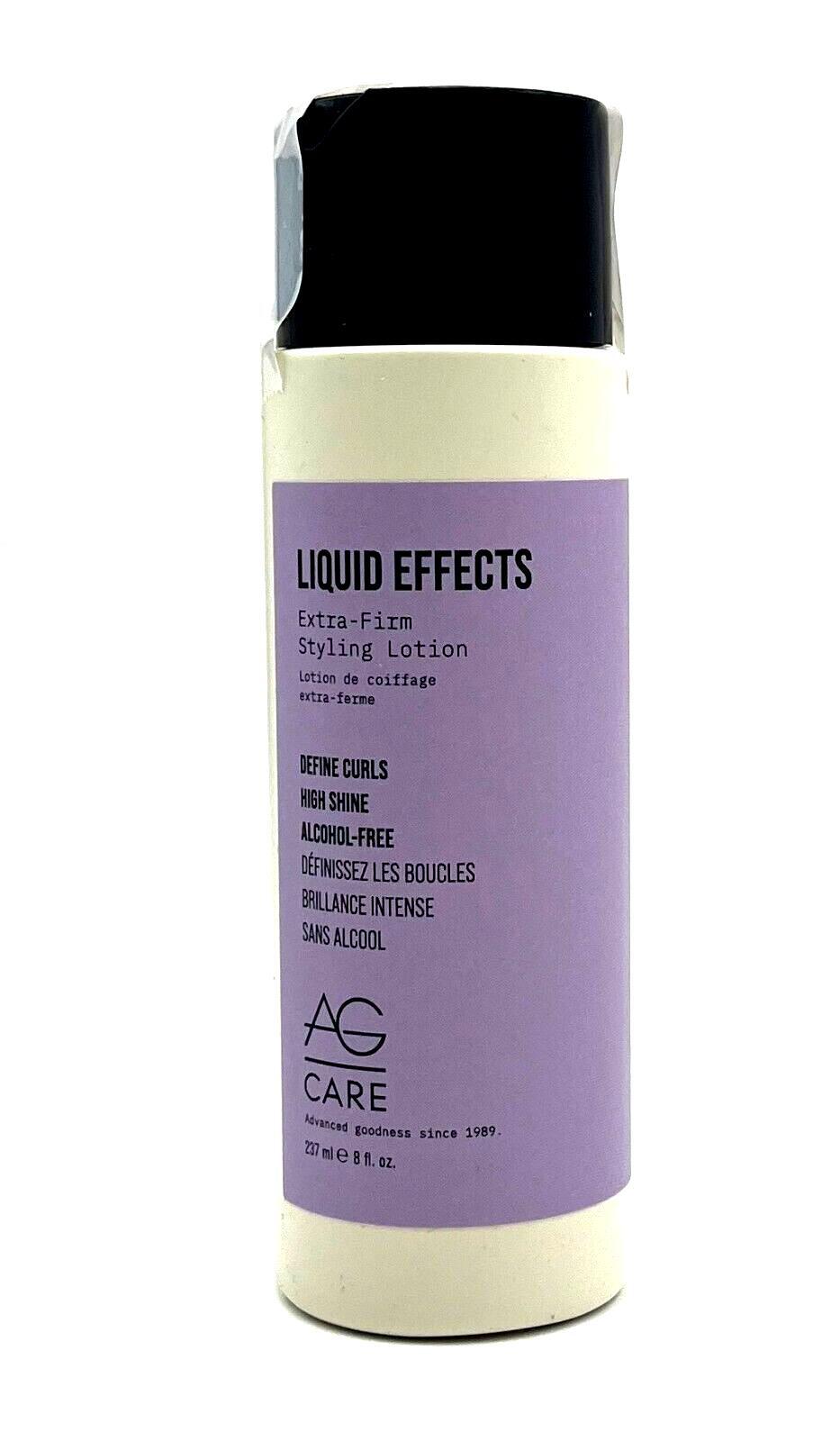 AG Care Liquid Effects Extra-Firm Hold Styling Gel 8 oz for Strong Long-Lasting Style