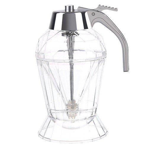 Easy Honey Dispenser, Large Honey Dispenser No Drip Glass With Stand