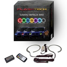 Rgb Angel Eye Led Halo Kit With Rf Remote For 02-03 Subaru Impreza Headlights Rgb Angel Eye Led Halo Kit With Rf Remote For 02-03 Subaru Impreza Headlights