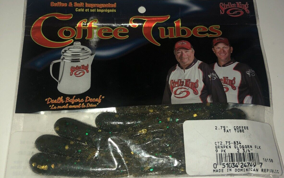 Strike King CT2.75-834 Coffee Flip N Tube FAT TUBEBait 2.75"-1ea 9pk-NEW-SHIP24H - Image 12