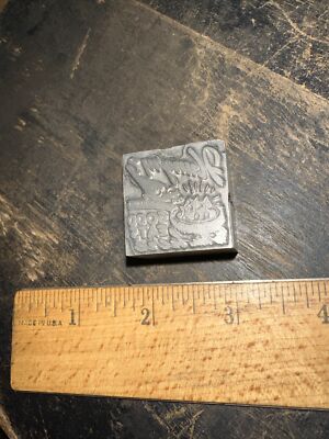 Printing Block   Hungry? Good Eats Here   Lead Face, Nice Details!