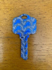 ILCO DETROIT LIONS NFL LOGO KWIKSET SC1 HOUSE KEY BLANKS