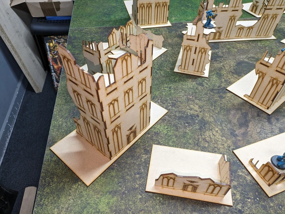MDF Warhammer 40k 10th ruins Tournament Building Terrain Scenary Wargaming ITC - Image 3 of 4