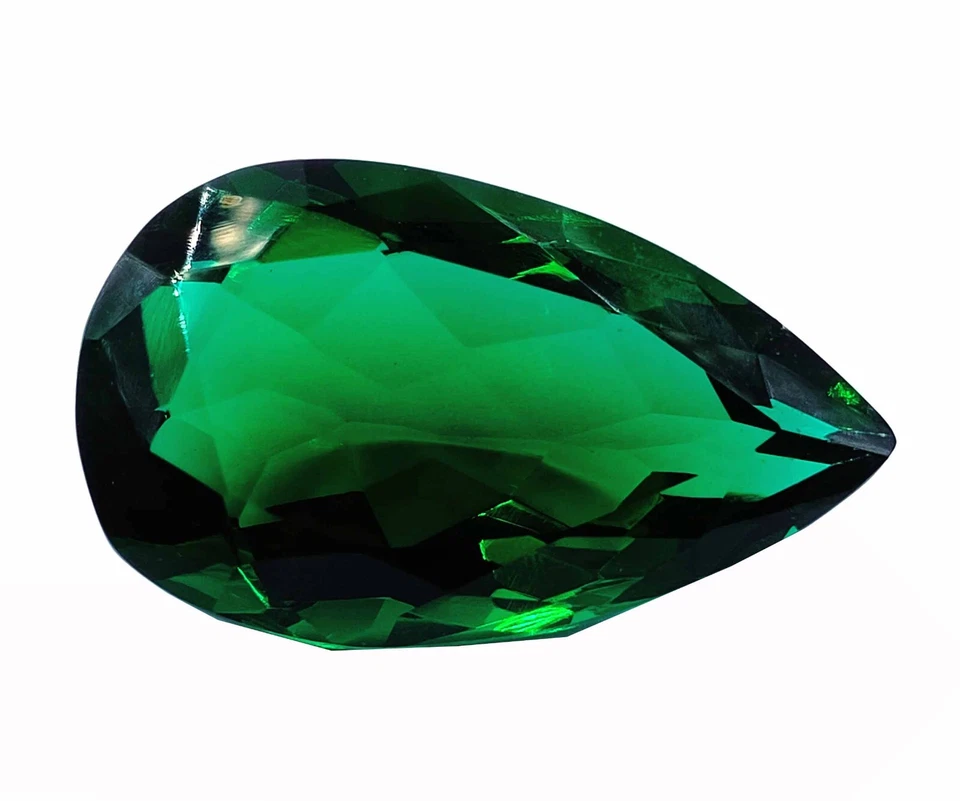 Rare Green Moldavite 125 Ct Certified Natural Brazil Pear Cut Loose Gemstone EKE - Image 2 of 4