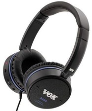VOX Headphones with Built-in Bass Amplifier Plug Directly Into Vgh-Bass