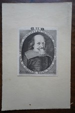 HEINRICUS HOPFNERUS LIPS: Grave Portrait by HAFFNER MELCHIOR. engraving 1673