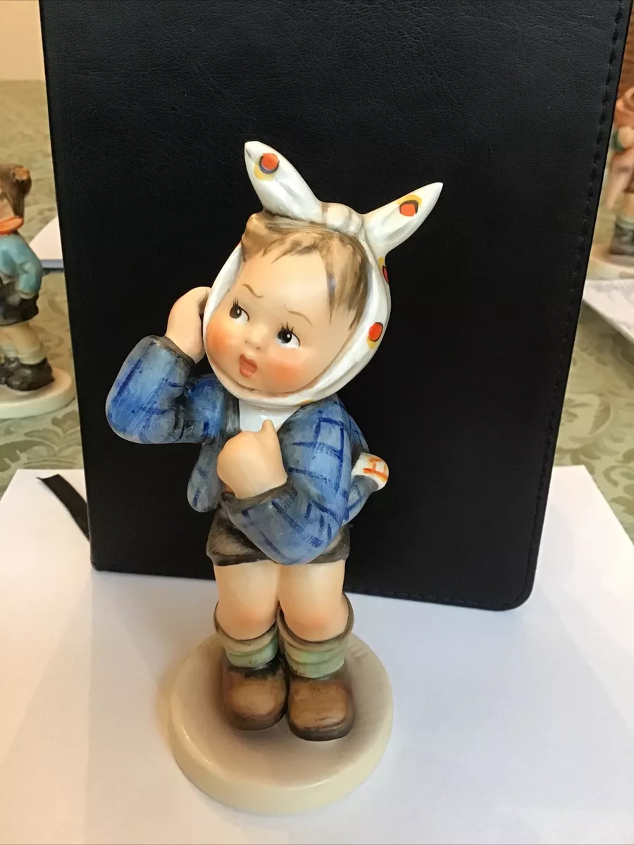Boy With Toothache Goebel Hummel 217 TMK4 Figurine Retains Original Label