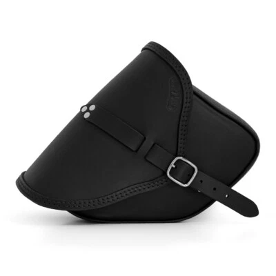 Sacoche de moto en cuir, sac de selle pour Harley Davidson Dyna, Made in italy - Photo 1/4