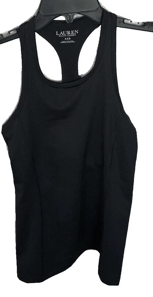 Ropa deportiva Top negro de algodón Ralph Lauren para Mujeres